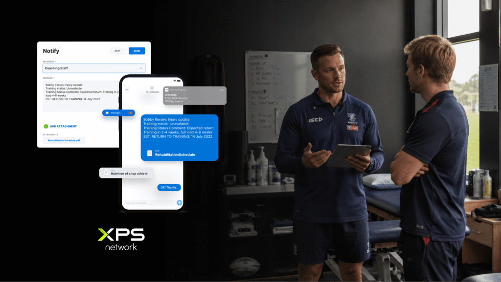 cooperation of coaching staff via xps health